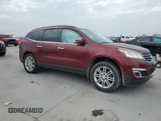 2015 Chevrolet Traverse LT with VIN 1GNKRGKDXFJ237029, listed as a Copart auction lot 62574245 with 148,409 mi miles and Salvage title. Bid and sale history available at DreamBid. Image 4.