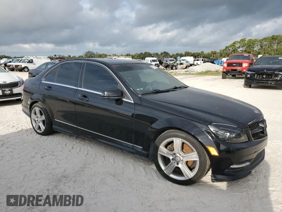 2011 Mercedes-Benz C 300 Sport with VIN WDDGF8BB5BR169039, listed as a Copart auction lot 55776335 with 167,345 mi miles and Clean title. Bid and sale history available at DreamBid. Image 4.
