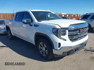 2024 GMC Sierra 1500 SLT with VIN 1GTPHDEDXRZ301250, listed as a IAAI auction lot 41445090 with 16,551 mi miles and . Bid and sale history available at DreamBid. Image 1.