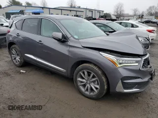 2021 Acura RDX w/Technology Package with VIN 5J8TC2H56ML000834, listed as a Copart auction lot 84500614 with 56,396 mi miles and Salvage Title. Bid and sale history available at carsss.com. Image 4.