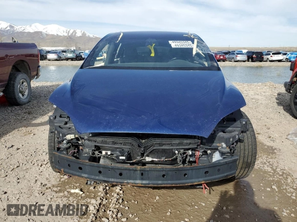 2016 Tesla Model X 70D with VIN 5YJXCAE27GF025513, listed as a Copart auction lot 49345345 with Not Provided miles and Salvage Title. Bid and sale history available at DreamBid. Image 5.
