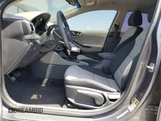 2019 Hyundai Ioniq Blue with VIN KMHC65LC7KU131433, listed as a Copart auction lot 57298275 with 86,779 mi miles and Salvage title. Bid and sale history available at DreamBid. Image 7.