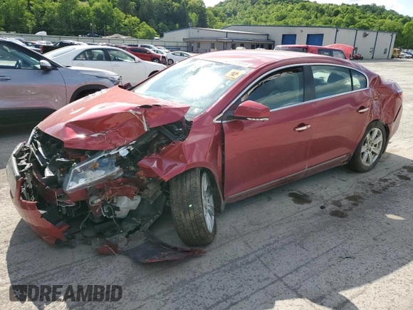 2012 Buick LaCrosse Premium 2 with VIN 1G4GF5E37CF341812, listed as a Copart auction lot 57515515 with 92,836 mi miles and Salvage title. Bid and sale history available at DreamBid. Image 1.