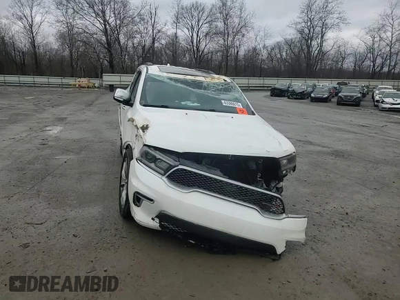 2021 Dodge Durango Citadel with VIN 1C4RDJEGXMC663118, listed as a Copart auction lot 43566615 with 83,284 mi miles and Salvage title. Bid and sale history available at DreamBid. Image 12.