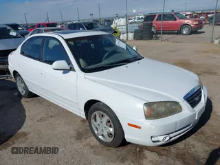 2005 Hyundai Elantra GLS with VIN KMHDN46D35U066154, listed as a IAAI auction lot 42577219 with 205,393 mi miles and . Bid and sale history available at DreamBid. Image 1.