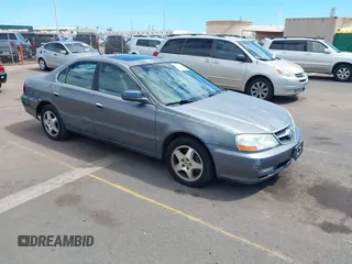 2003 Acura TL w/Navigation System with VIN 19UUA56733A089515, listed as a IAAI auction lot 41882224 with 187,403 mi miles. Bid and sale history available at carsss.com. Image 1.
