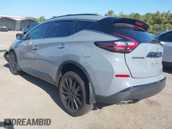 2023 Nissan Murano SV with VIN 5N1AZ2BJ5PC130761, listed as a IAAI auction lot 42055080 with 22,079 mi miles and . Bid and sale history available at DreamBid. Image 3.