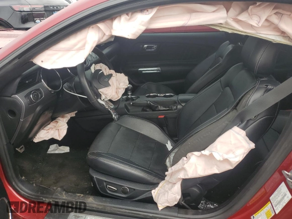 2017 Ford Mustang GT with VIN 1FA6P8CF3H5244105, listed as a Copart auction lot 52012555 with 62,270 mi miles and Salvage title. Bid and sale history available at DreamBid. Image 7.