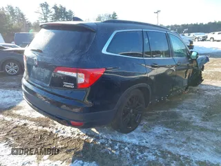 2022 Honda Pilot Special Edition with VIN 5FNYF6H20NB015763, listed as a IAAI auction lot 41392801 with 45,495 mi miles. Bid and sale history available at carsss.com. Image 4.