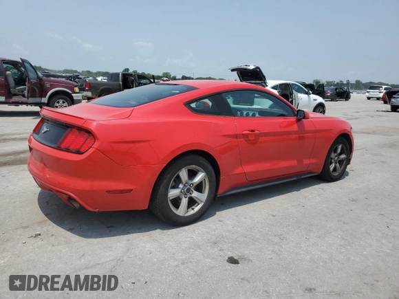 2015 Ford Mustang EcoBoost with VIN 1FA6P8TH7F5376556, listed as a Copart auction lot 59798195 with 91,649 mi miles and Salvage title. Bid and sale history available at DreamBid. Image 3.