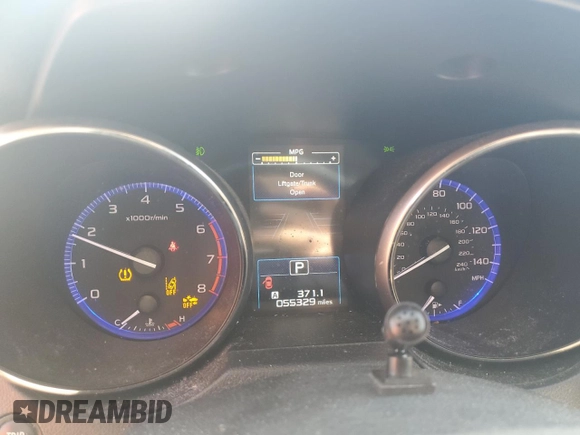 2015 Subaru Outback Limited with VIN 4S4BSANC0F3259926, listed as a Copart auction lot 54920005 with 55,329 mi miles and Salvage Title. Bid and sale history available at DreamBid. Image 9.