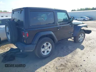 2021 Jeep Wrangler Sport S with VIN 1C4HJXAG6MW744998, listed as a IAAI auction lot 42170965 with 59,373 mi miles and . Bid and sale history available at DreamBid. Image 4.