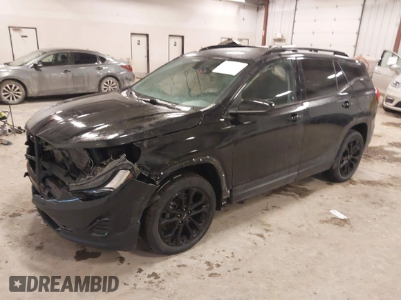 2019 GMC Terrain SLE with VIN 3GKALTEV9KL101307, listed as a IAAI auction lot 41553370 with 82,760 mi miles. Bid and sale history available at carsss.com. Image 17.