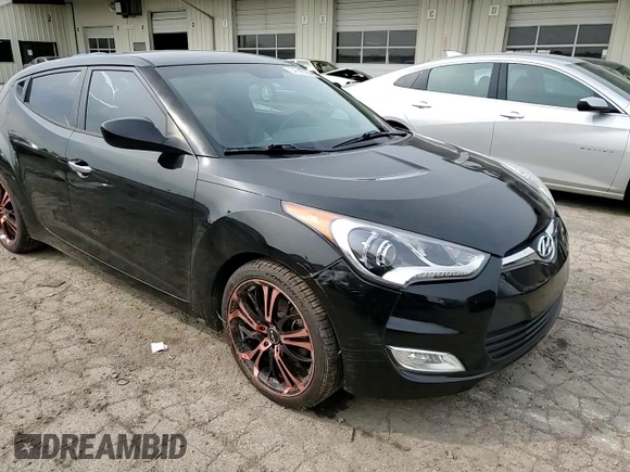 2014 Hyundai Veloster RE:FLEX with VIN KMHTC6AD3EU214291, listed as a Copart auction lot 54529665 with 102,879 mi miles and Clean title. Bid and sale history available at DreamBid. Image 13.