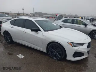 2022 Acura TLX w/A-Spec Package with VIN 19UUB5F54NA002509, listed as a IAAI auction lot 41453460 with 58,727 mi miles. Bid and sale history available at carsss.com. Image 1.