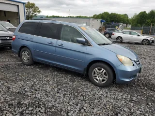 2006 Honda Odyssey EX-L z VIN 5FNRL38716B032192, wystawiony jako Copart lot #58402895 z przebiegiem 148 496 mil mil oraz Szkoda całkowita • Salvage title. Historia ofert i sprzedaży dostępna na DreamBid. Obrazek 4.