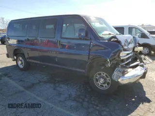 2001 Chevrolet Express with VIN 1GAGG25R411191665, listed as a Copart auction lot 49011535 with Not Provided miles and Salvage Title. Bid and sale history available at carsss.com. Image 4.