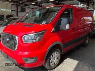 2023 Ford Transit Cargo z VIN 1FTYE1Y86PKB55395, wystawiony jako IAAI lot #42860285 z przebiegiem 306 mil mil oraz . Historia ofert i sprzedaży dostępna na DreamBid. Obrazek 7.