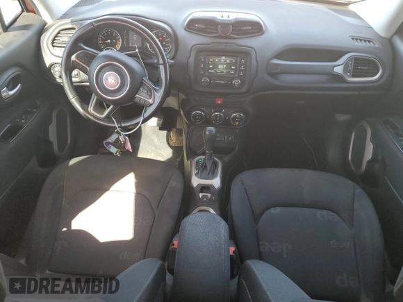 2015 Jeep Renegade Latitude with VIN ZACCJABT1FPB42710, listed as a Copart auction lot 49831015 with 196,048 mi miles and Salvage Title. Bid and sale history available at carsss.com. Image 8.
