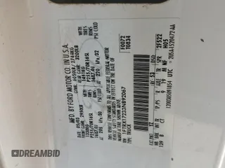 2003 Ford F-150 XL z VIN 1FTRX17233NB92067, wystawiony jako Copart lot #57986555 z przebiegiem 179 101 mil mil oraz Szkoda całkowita • Salvage title. Historia ofert i sprzedaży dostępna na DreamBid. Obrazek 12.