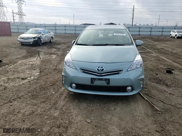 2013 Toyota Prius v Two with VIN JTDZN3EU9D3242408, listed as a Copart auction lot 49357545 with 99,006 mi miles and Salvage Title. Bid and sale history available at carsss.com. Image 10.