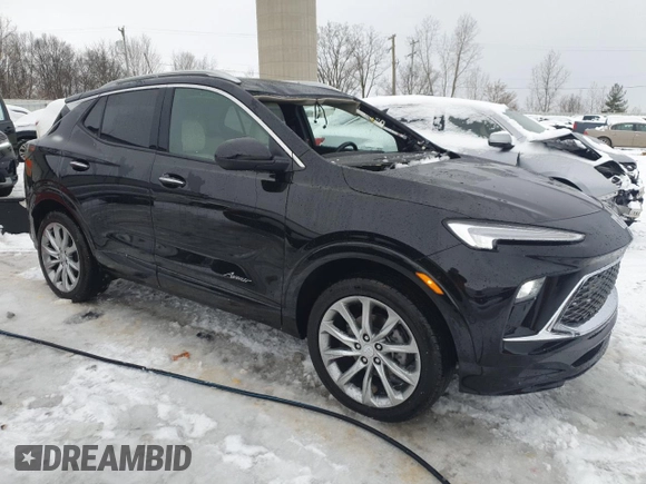 2024 Buick Encore GX Avenir with VIN KL4AMGSL9RB018114, listed as a Copart auction lot 41372405 with 1,489 mi miles and Clean title. Bid and sale history available at DreamBid. Image 4.