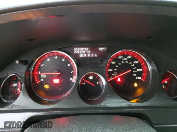 2008 GMC Acadia SLT2 with VIN 1GKEV33758J250023, listed as a Copart auction lot 51662915 with 231,475 mi miles and Non Repairable. Bid and sale history available at DreamBid. Image 9.