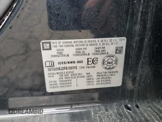 2015 GMC Sierra 1500 SLT with VIN 3GTU2VEJ2FG158712, listed as a Copart auction lot 48047985 with 151,370 mi miles and Salvage Title. Bid and sale history available at DreamBid. Image 12.