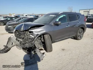 2017 Nissan Rogue SL with VIN 5N1AT2MV7HC882979, listed as a Copart auction lot 48570395 with 116,444 mi miles and Salvage Title. Bid and sale history available at carsss.com. Image 1.