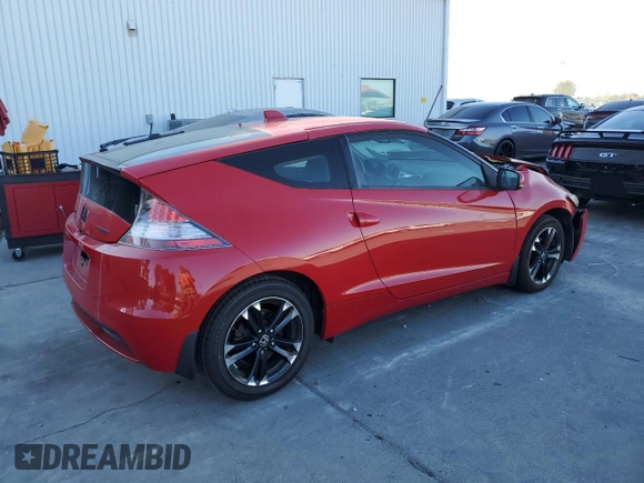 2014 Honda CR-Z with VIN JHMZF1D41ES002066, listed as a Copart auction lot 77910164 with Not Provided miles and Salvage Title. Bid and sale history available at DreamBid. Image 3.