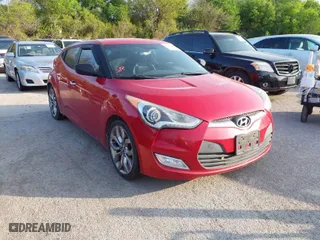 2014 Hyundai Veloster RE:FLEX with VIN KMHTC6ADXEU212974, listed as a IAAI auction lot 41919848 with 118,159 mi miles. Bid and sale history available at carsss.com. Image 1.