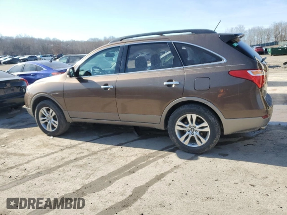 2012 Hyundai Veracruz Limited with VIN KM8NUDCC0CU195873, listed as a Copart auction lot 48550085 with 74,188 mi miles and Salvage title. Bid and sale history available at DreamBid. Image 2.
