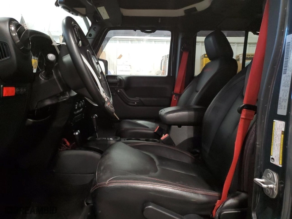 2017 Jeep Wrangler Unlimited Rubicon with VIN 1C4BJWFG8HL658625, listed as a Copart auction lot 83100914 with 75,383 mi miles and Clean Title. Bid and sale history available at carsss.com. Image 7.