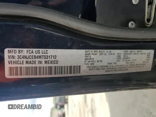 2021 Jeep Compass 80th Anniversary z VIN 3C4NJCEB4MT531712, wystawiony jako Copart lot #78166824 z przebiegiem 58 837 mil mil oraz Nie do naprawy • Non repairable. Historia ofert i sprzedaży dostępna na DreamBid. Obrazek 14.