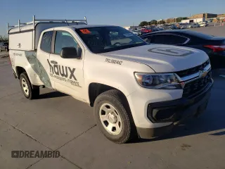 2022 Chevrolet Colorado 2WD Work Truck with VIN 1GCHSBEA2N1194574, listed as a Copart auction lot 79724603 with 34,758 mi miles and Salvage Title. Bid and sale history available at carsss.com. Image 4.