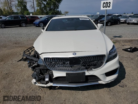 2015 Mercedes-Benz CLS-Class CLS 400 with VIN WDDLJ6HB6FA143143, listed as a Copart auction lot 65558983 with 0 mi miles. Bid and sale history available at carsss.com. Image 5.