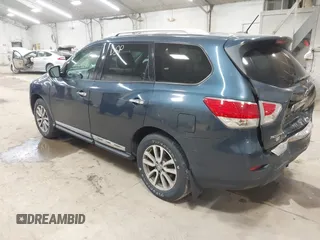 2016 Nissan Pathfinder Platinum with VIN 5N1AR2MM1GC635218, listed as a IAAI auction lot 42091411 with 185,691 mi miles. Bid and sale history available at carsss.com. Image 3.