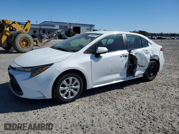 2021 Toyota Corolla LE with VIN 5YFEPMAE8MP172100, listed as a Copart auction lot 50908305 with 40,652 mi miles and Salvage Title. Bid and sale history available at carsss.com. Image 1.