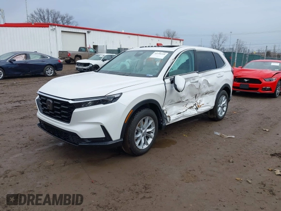 2025 Honda CR-V EX-L with VIN 5J6RS4H7XSL000321, listed as a IAAI auction lot 41530210 with 9,362 mi miles and . Bid and sale history available at DreamBid. Image 2.