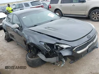 2021 Kia Stinger GT-Line with VIN KNAE15LA8M6098263, listed as a IAAI auction lot 41926026 with 118,371 mi miles and . Bid and sale history available at DreamBid. Image 1.