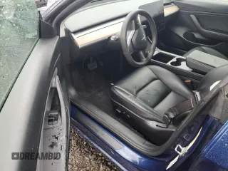 2021 Tesla Model 3 Long Range with VIN 5YJ3E1EB6MF923931, listed as a Copart auction lot 51829505 with 45,389 mi miles and Salvage Title. Bid and sale history available at carsss.com. Image 8.