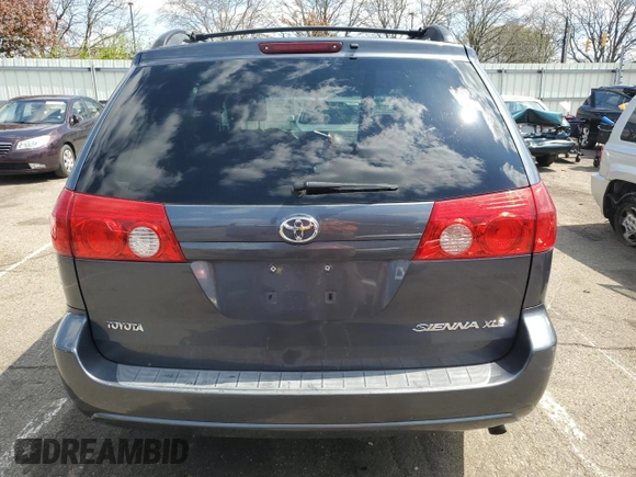 2006 Toyota Sienna XLE with VIN 5TDZA22C76S413580, listed as a Copart auction lot 52452535 with 165,195 mi miles and Clean Title. Bid and sale history available at carsss.com. Image 6.