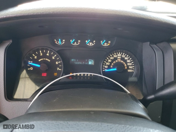 2014 Ford F-150 XL with VIN 1FTMF1CM7EKG11742, listed as a Copart auction lot 52160245 with 180,896 mi miles and Salvage Title. Bid and sale history available at carsss.com. Image 9.