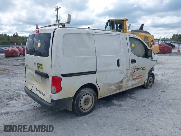2019 Nissan NV200 Compact Cargo S with VIN 3N6CM0KN5KK697961, listed as a IAAI auction lot 38102516 with 132,689 mi miles. Bid and sale history available at carsss.com. Image 4.