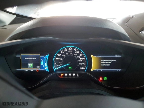 2013 Ford C-Max Hybrid SEL with VIN 1FADP5BUXDL526964, listed as a Copart auction lot 52782485 with 128,671 mi miles and Salvage Title. Bid and sale history available at carsss.com. Image 9.