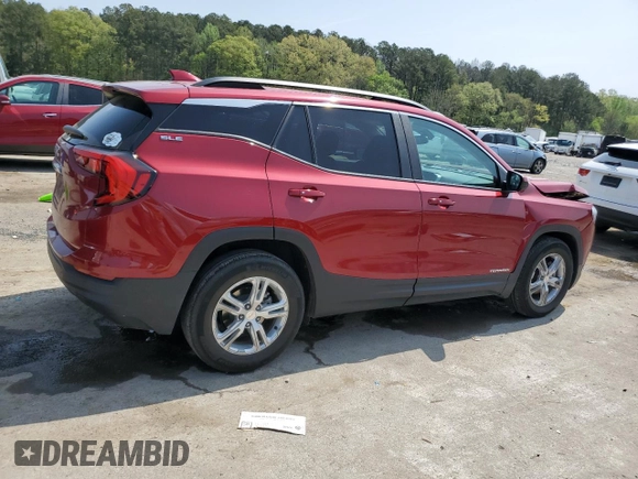 2021 GMC Terrain SLE z VIN 3GKALMEVXML328434, wystawiony jako Copart lot #50923645 z przebiegiem 52 026 mil mil oraz Szkoda całkowita • Salvage title. Historia ofert i sprzedaży dostępna na DreamBid. Obrazek 3.