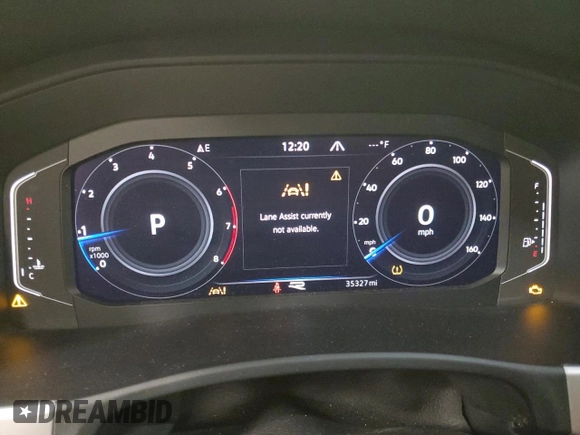 2023 Volkswagen Atlas SEL R-Line Black with VIN 1V2SR2CA6PC508575, listed as a Copart auction lot 48376905 with 35,327 mi miles and Salvage title. Bid and sale history available at DreamBid. Image 9.