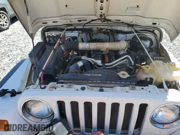 2004 Jeep Wrangler Sport with VIN 1J4FA49S94P751849, listed as a Copart auction lot 55519445 with 139,854 mi miles and Salvage title. Bid and sale history available at DreamBid. Image 11.