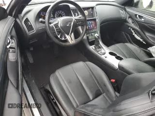 2017 Infiniti Q60 2.0t with VIN JN1CV7EL5HM321257, listed as a Copart auction lot 37677424 with 53,653 mi miles and Salvage Title. Bid and sale history available at DreamBid. Image 8.