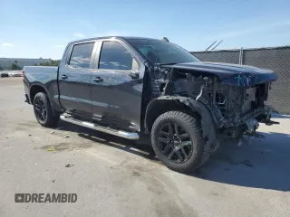 2022 Chevrolet Silverado 1500 RST with VIN 1GCUDEED8NZ596752, listed as a Copart auction lot 51057085 with 38,445 mi miles and Non Repairable. Bid and sale history available at DreamBid. Image 4.